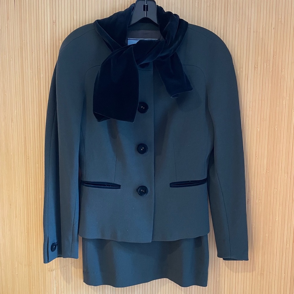 Prada Jacket Skirt Set